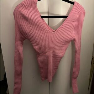 Fashion nova pink long sleeve